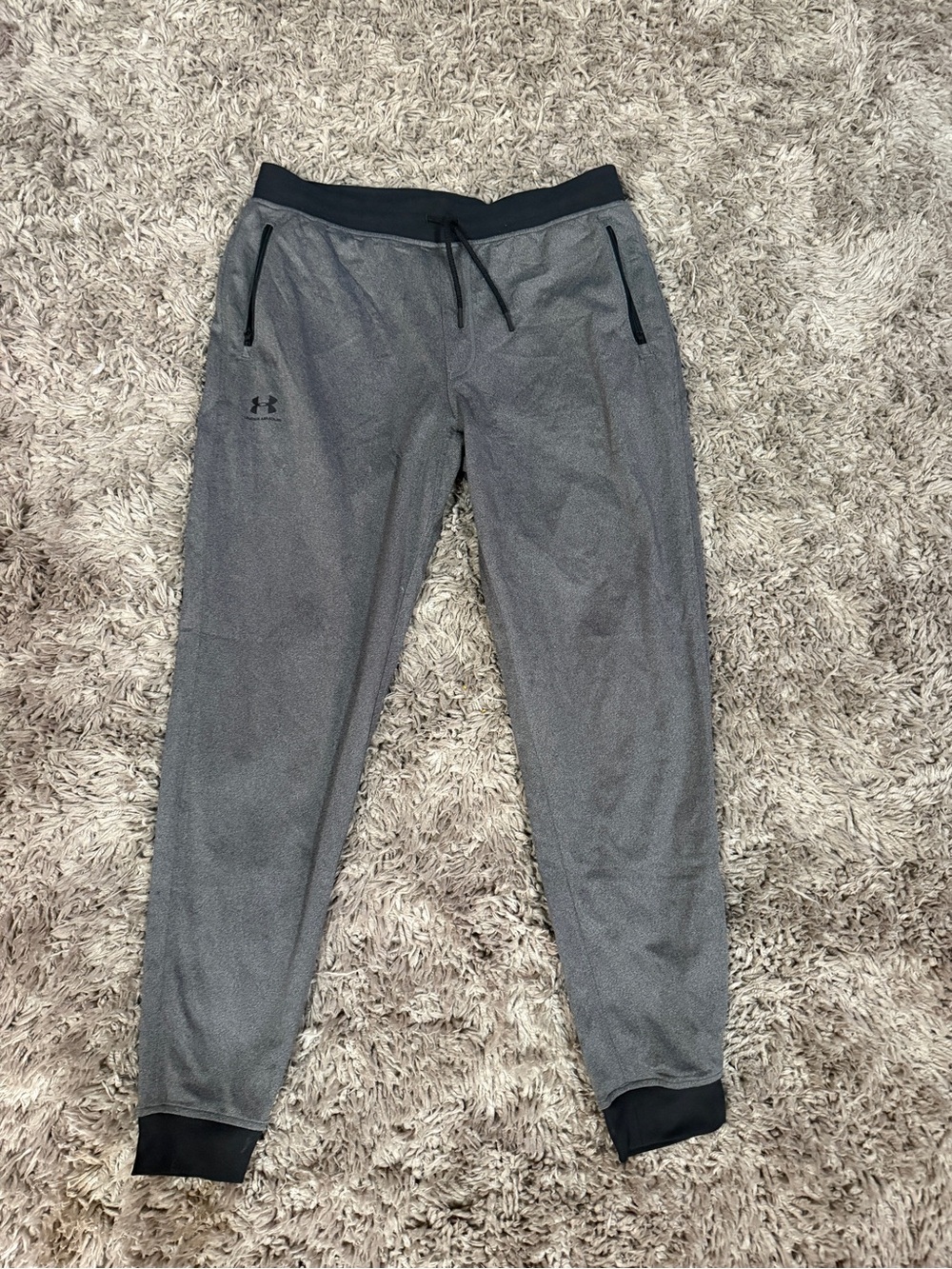 Under Armour Gray & Black Athletic Joggers